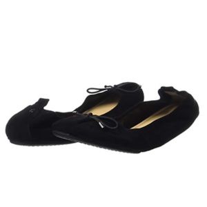 Yosi Samra Sheila Ballet Flats, Black Suede